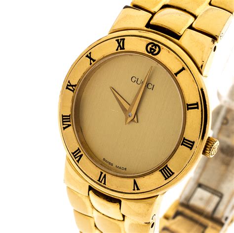 gucci ladies watch box|Gucci ladies gold plated watches.